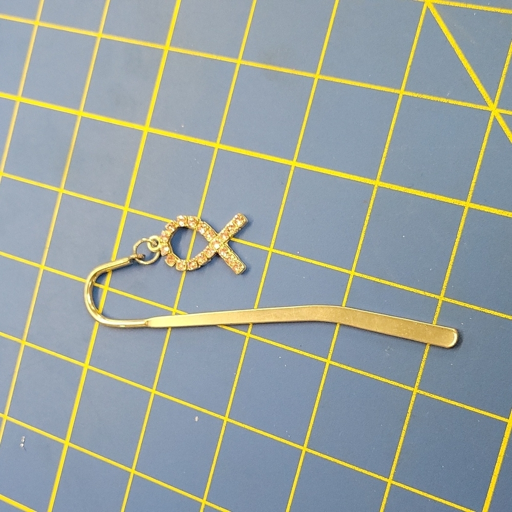 Breast Cancer Awareness Silver Tone Bookmark